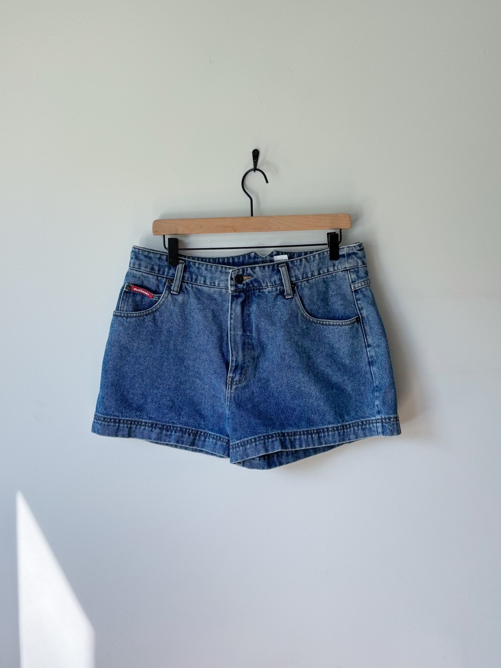 Outlooks Denim High-Waist Shorts